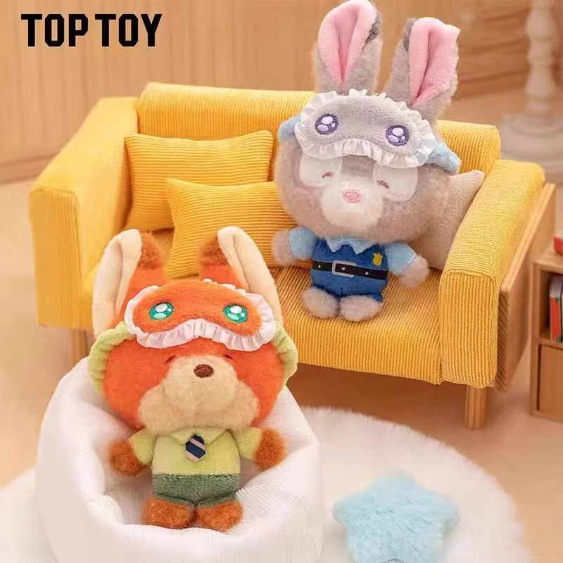 【小藤拆盒】迪士尼眯眯眼睡衣系列毛绒盲盒毛绒挂件米老鼠唐老鸭