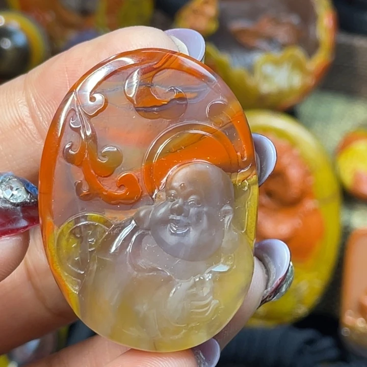 玛瑙/玉髓未镶嵌珠宝奇石北票佛公