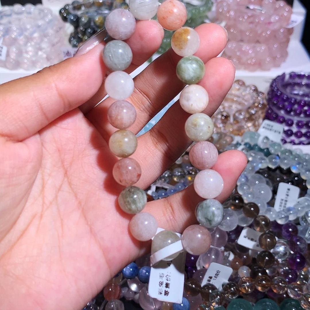未镶嵌手链水晶全顺冰淇淋彩兔毛11