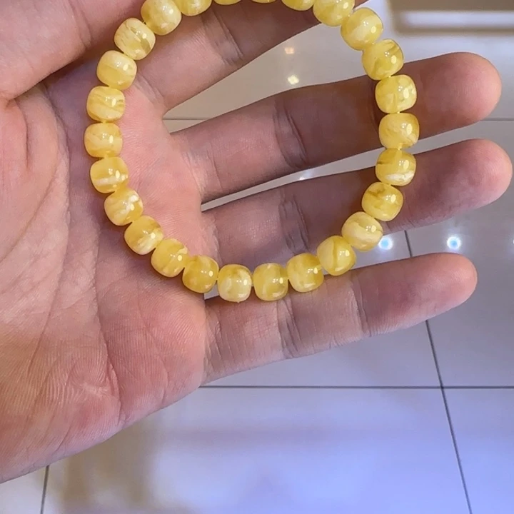 手链琥珀未镶嵌蜜蜡
