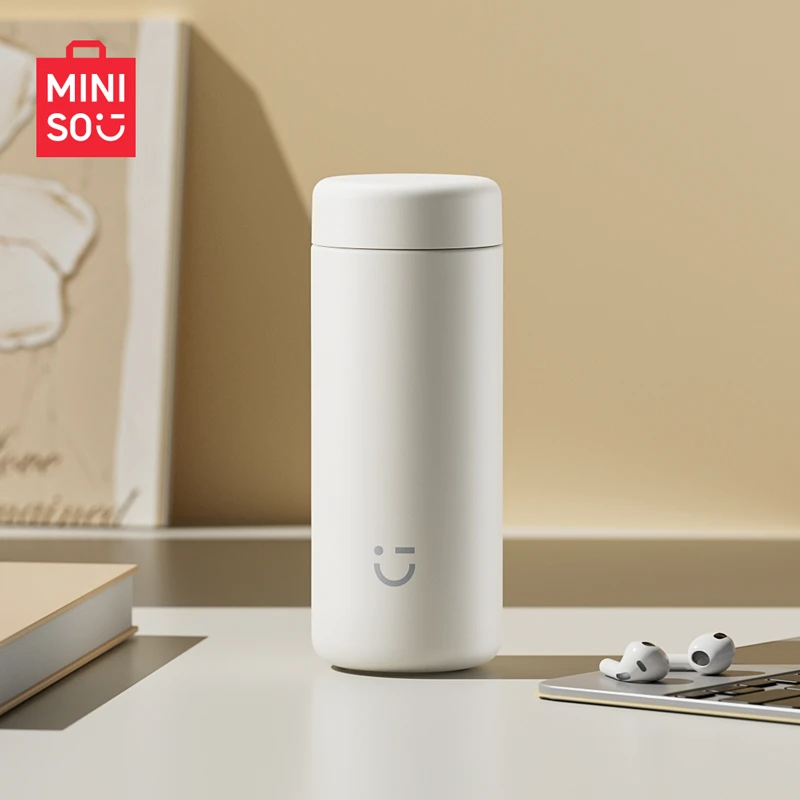 名创优品保温杯女士316L不锈钢泡茶杯男25新款学生小巧便携水杯子