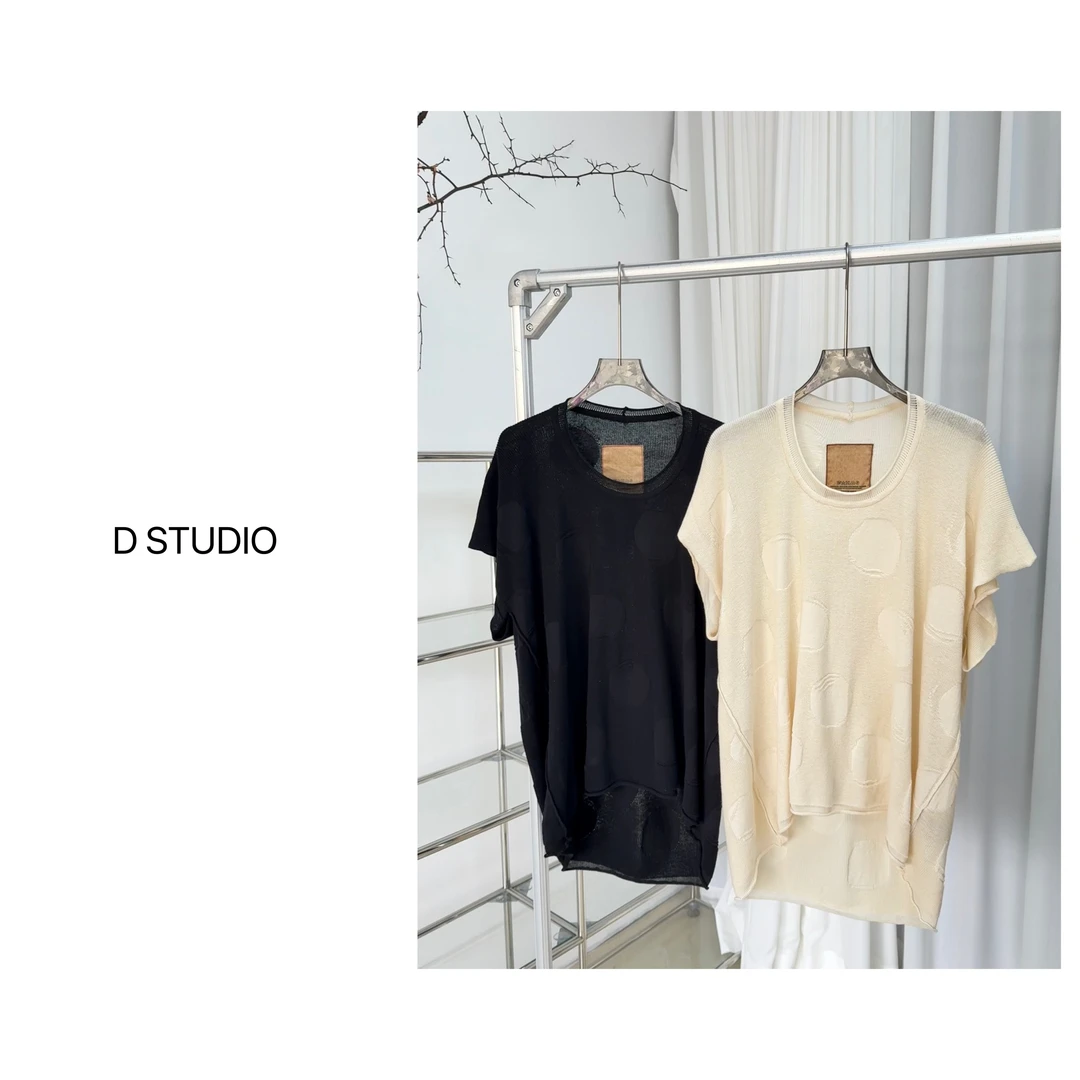 D STUDIO针织圆领上衣 D2280