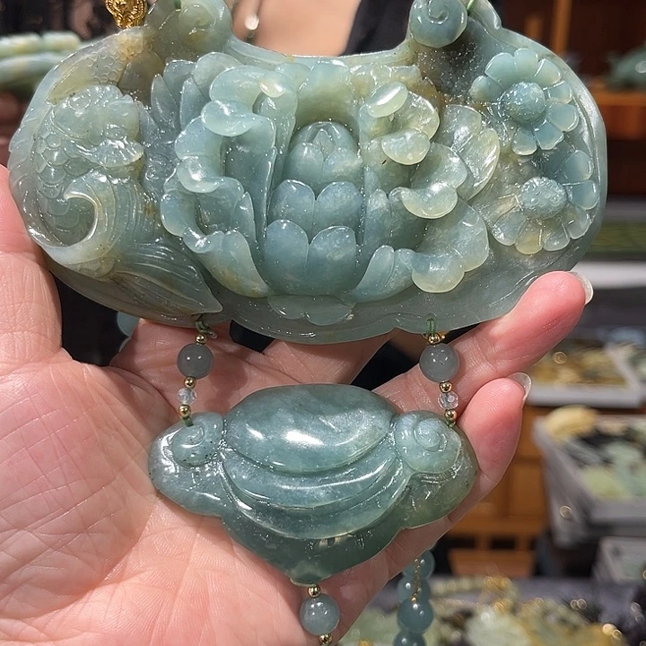 未镶嵌岫玉毛衣链