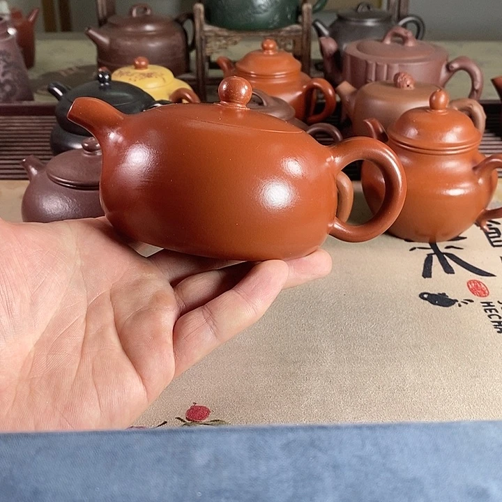 茶壶段泥紫砂的微瑕