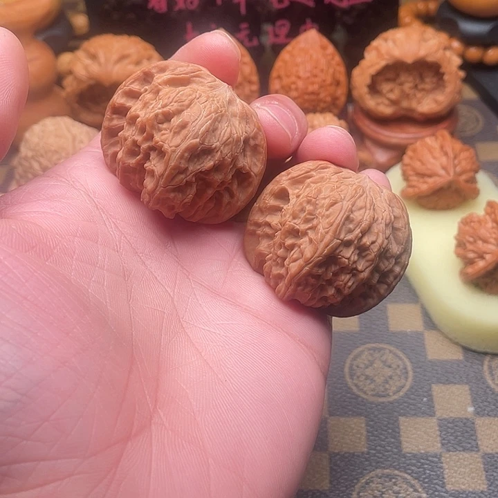 M***q吊坠文玩核桃磨盘42