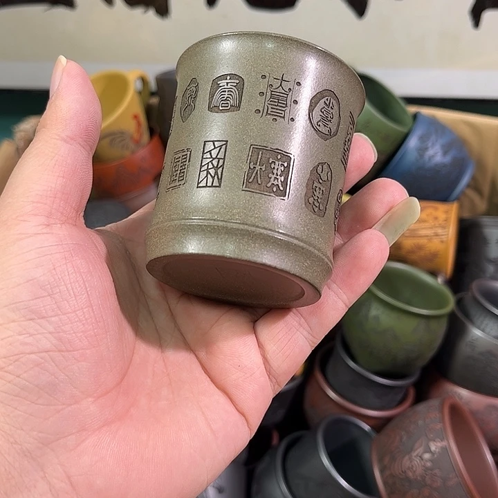 茶杯紫砂全手工紫砂主人杯