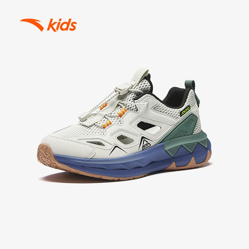 安踏儿童男大童框子鞋2025夏季新款透气防滑耐磨青少年沙滩凉鞋潮