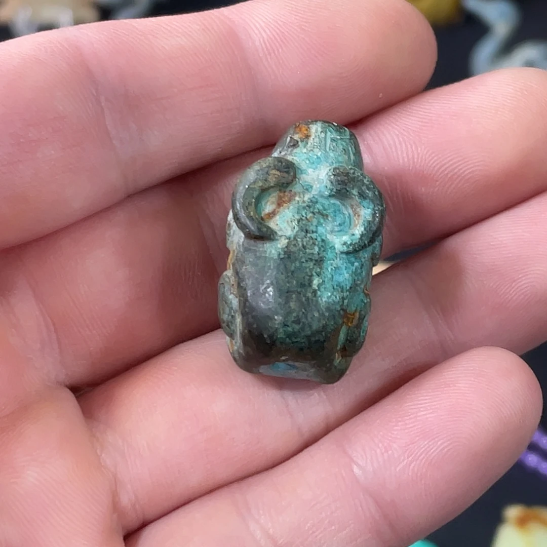 緩***归和田玉（糖玉）未镶嵌挂件
