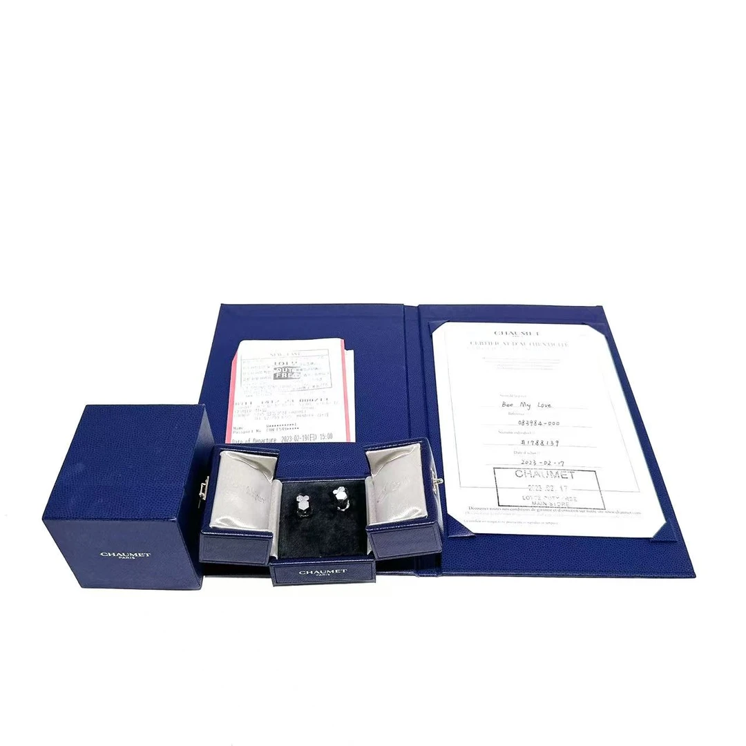 95新 Chaumet/尚美 安洁利严选耳钉/0013023