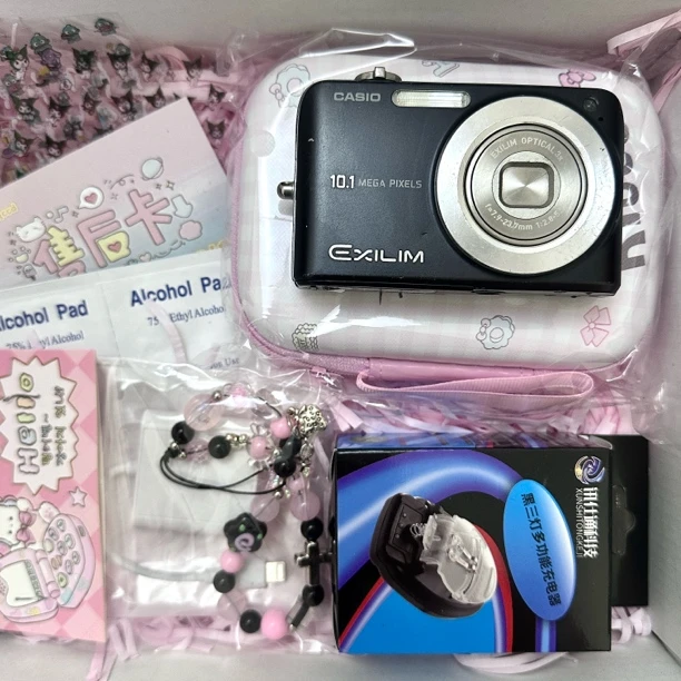 8新 Casio/卡西欧 卡西欧z1080 1000万像素3倍变焦 配件齐全