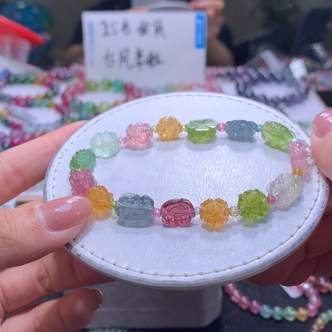 【闪购商品】未镶嵌手串碧玺9m