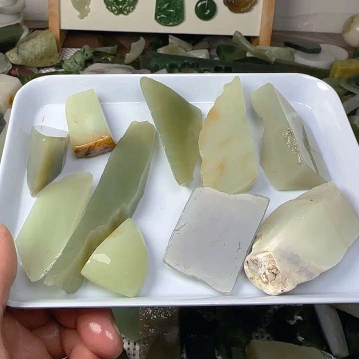 未镶嵌和田玉珠宝半成品