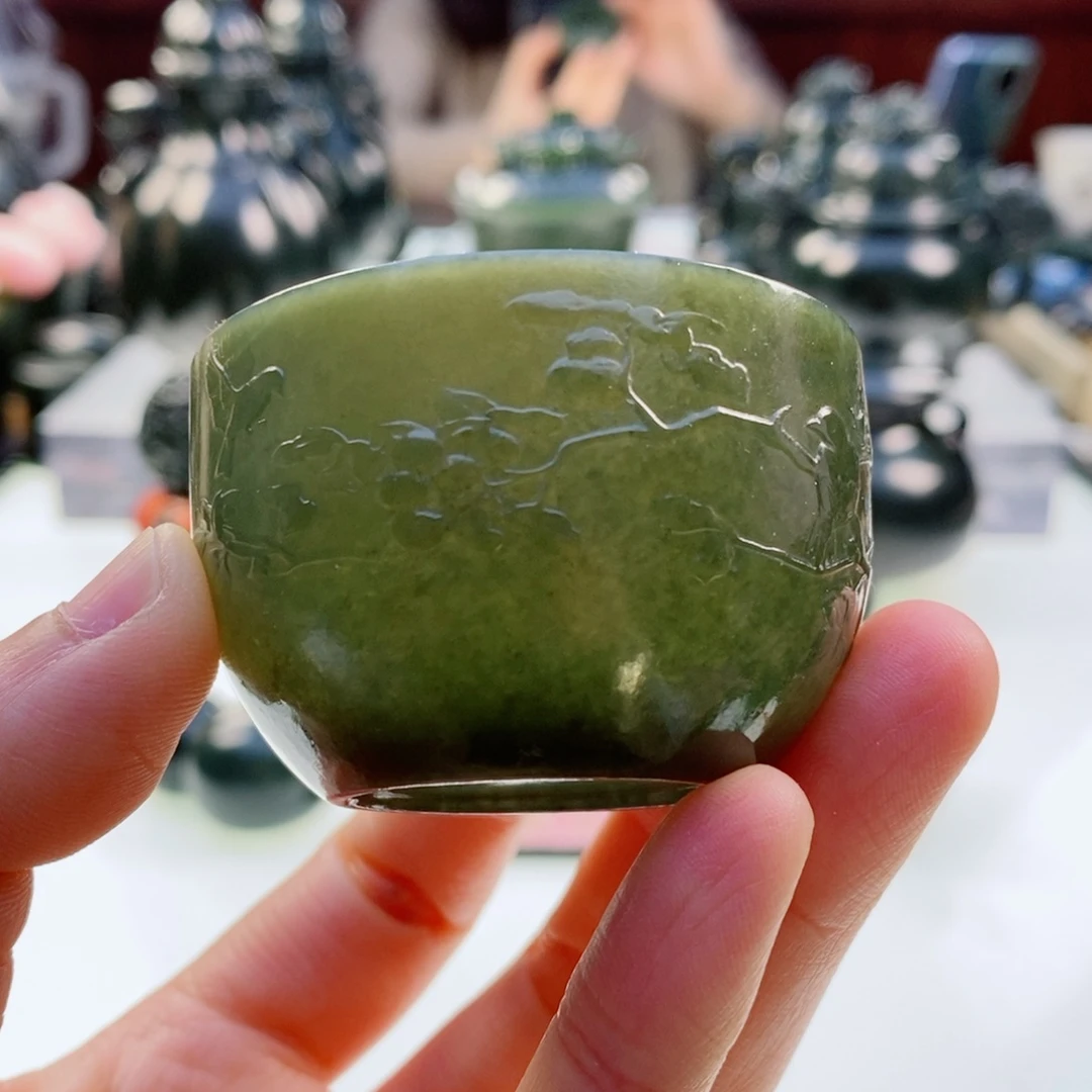 和田玉（青玉）摆件未镶嵌