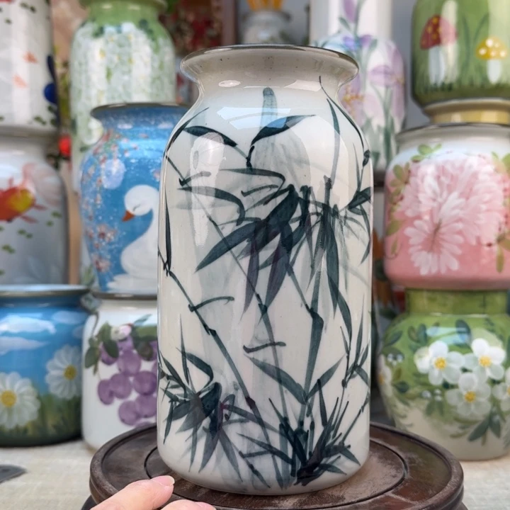 景德镇陶瓷花手绘釉下彩