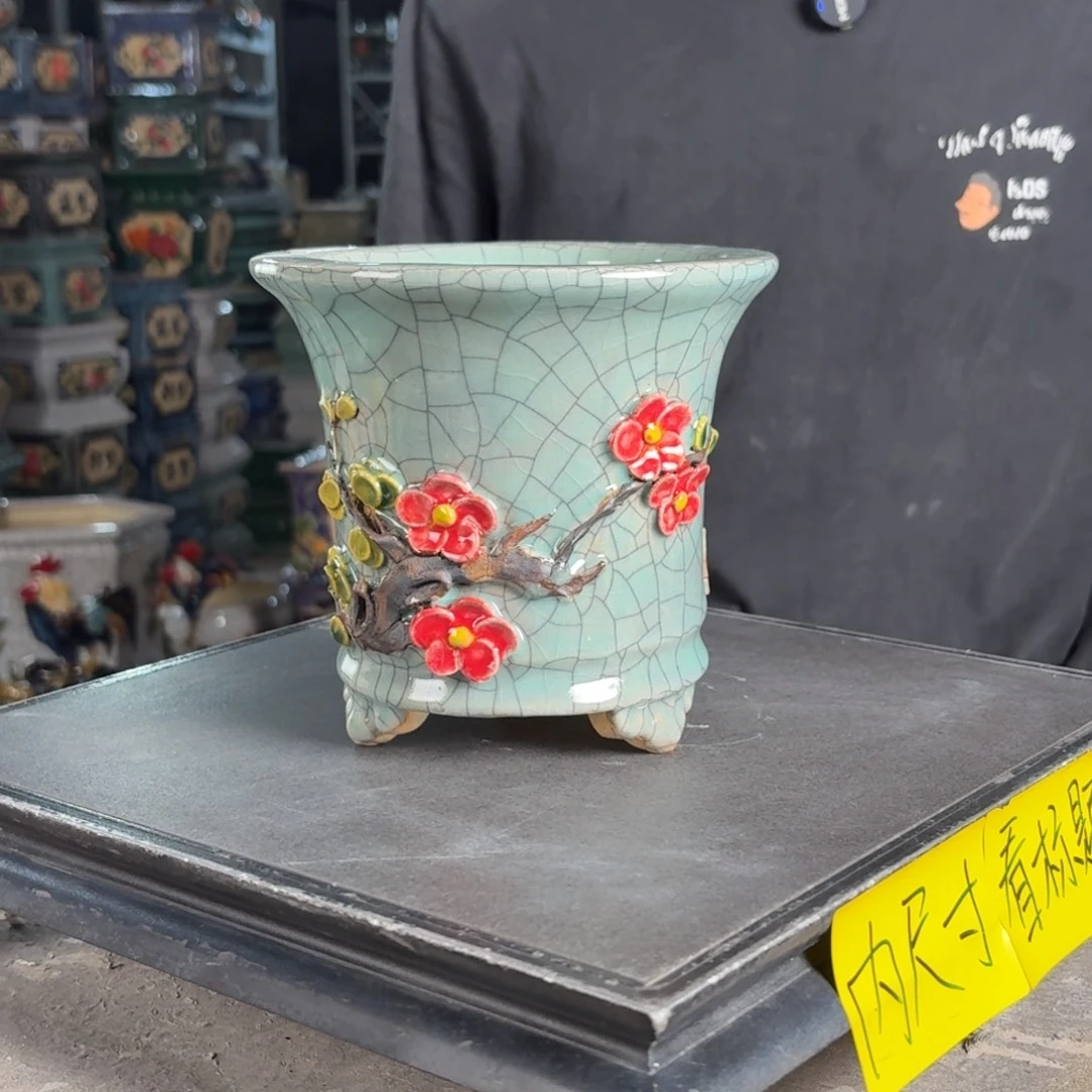 一风堂石湾花盆 内12*12缝隙