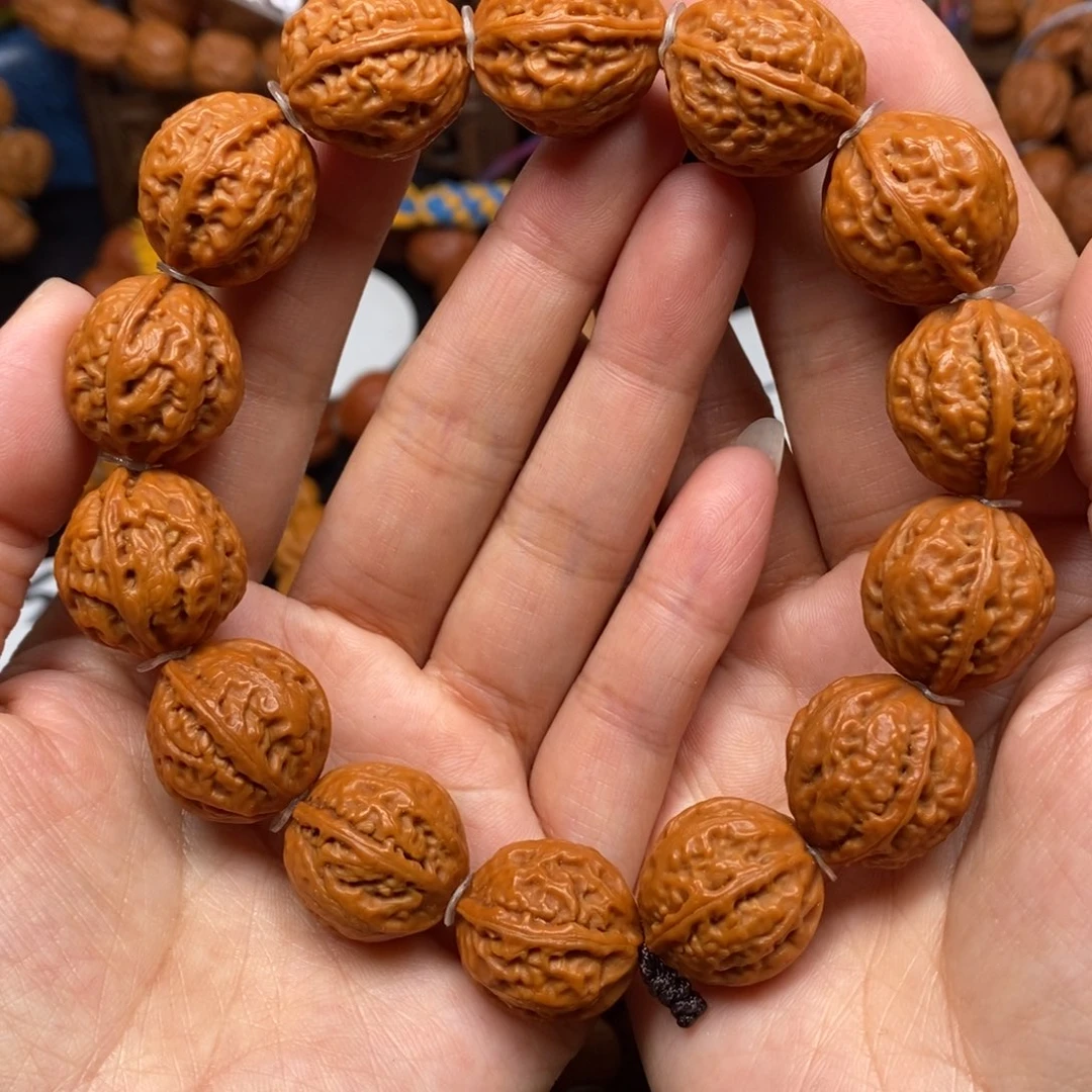 桃核手串小麒麟八棱