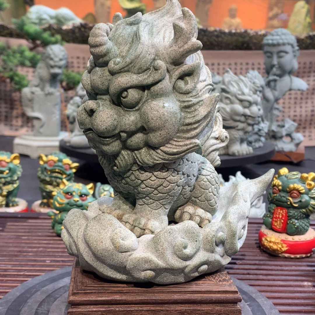 大号麒麟➕祥云底座➕小貔貅
