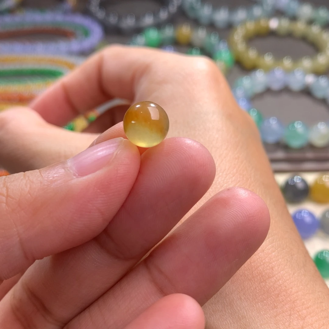 翡翠未镶嵌手链卡8.5