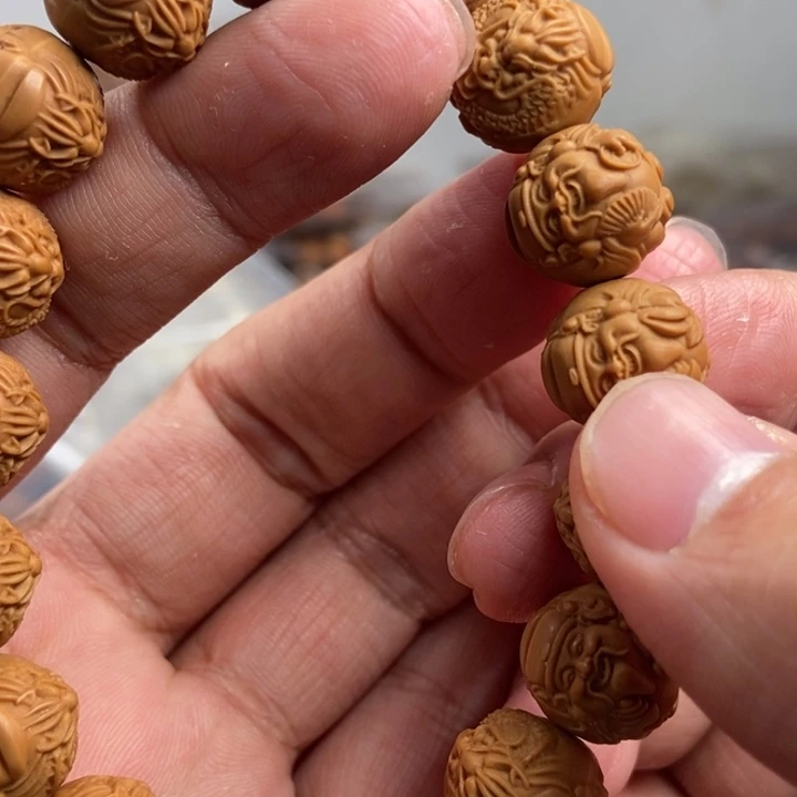 猴头核桃吊坠今天