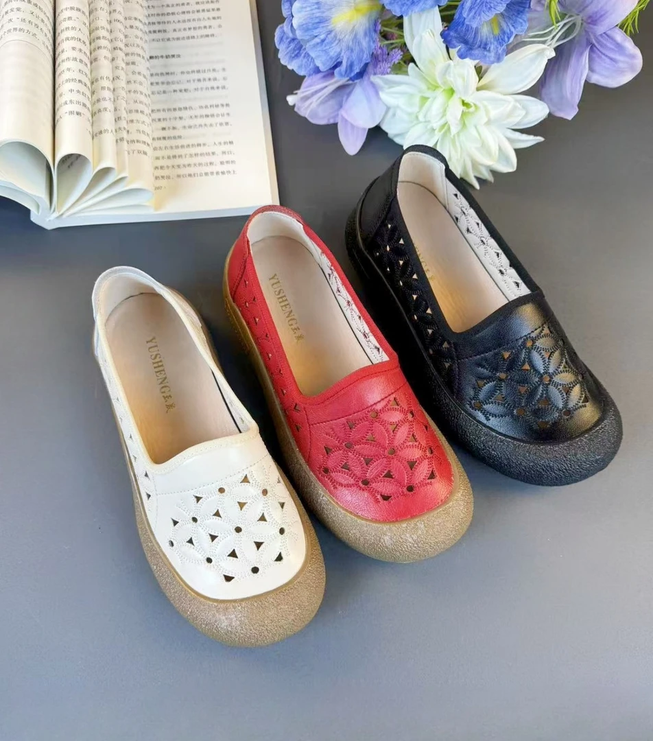 断码清货101-607百搭舒适软底芒果头平底单鞋2511/8818 DW