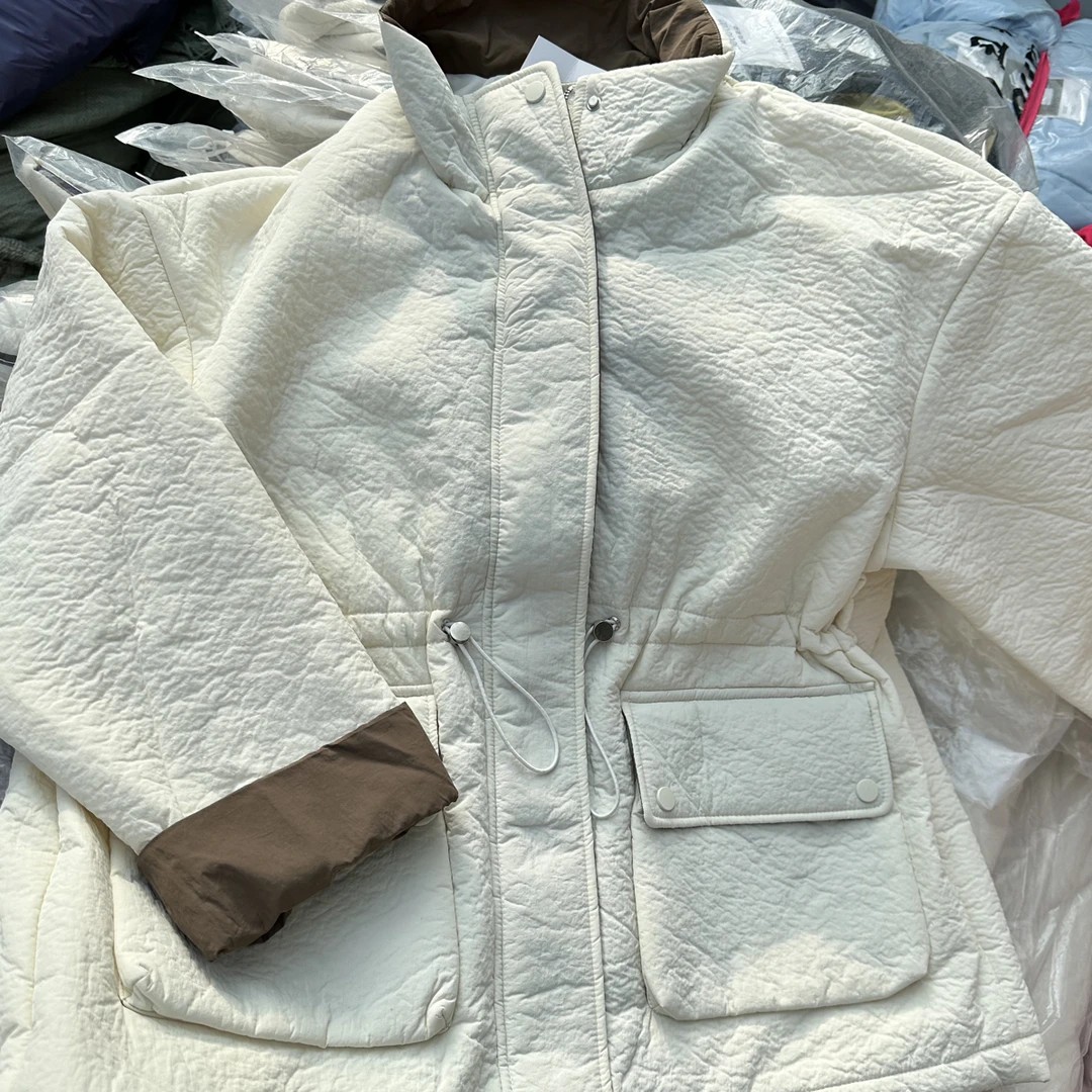 906【胖小肉推荐】新款收绳大口袋棉服外套