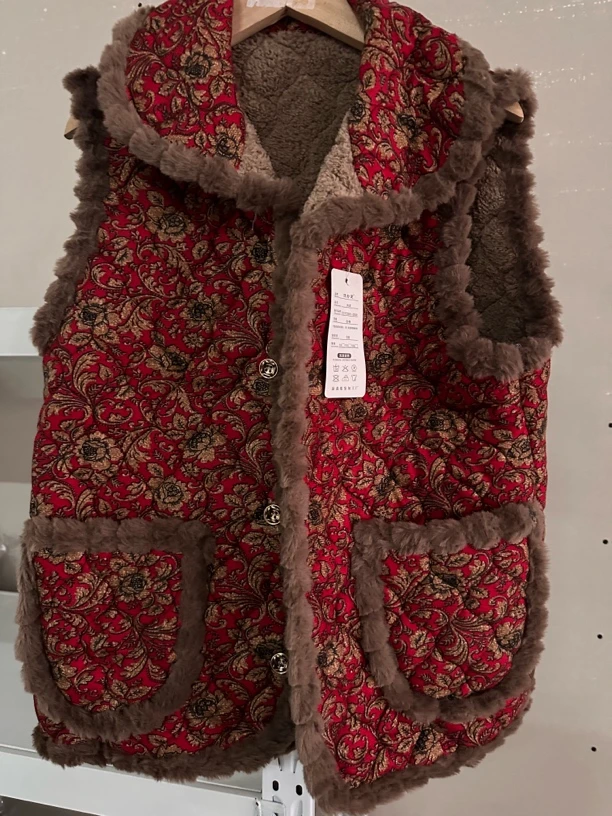 02-女士秋冬款花背心