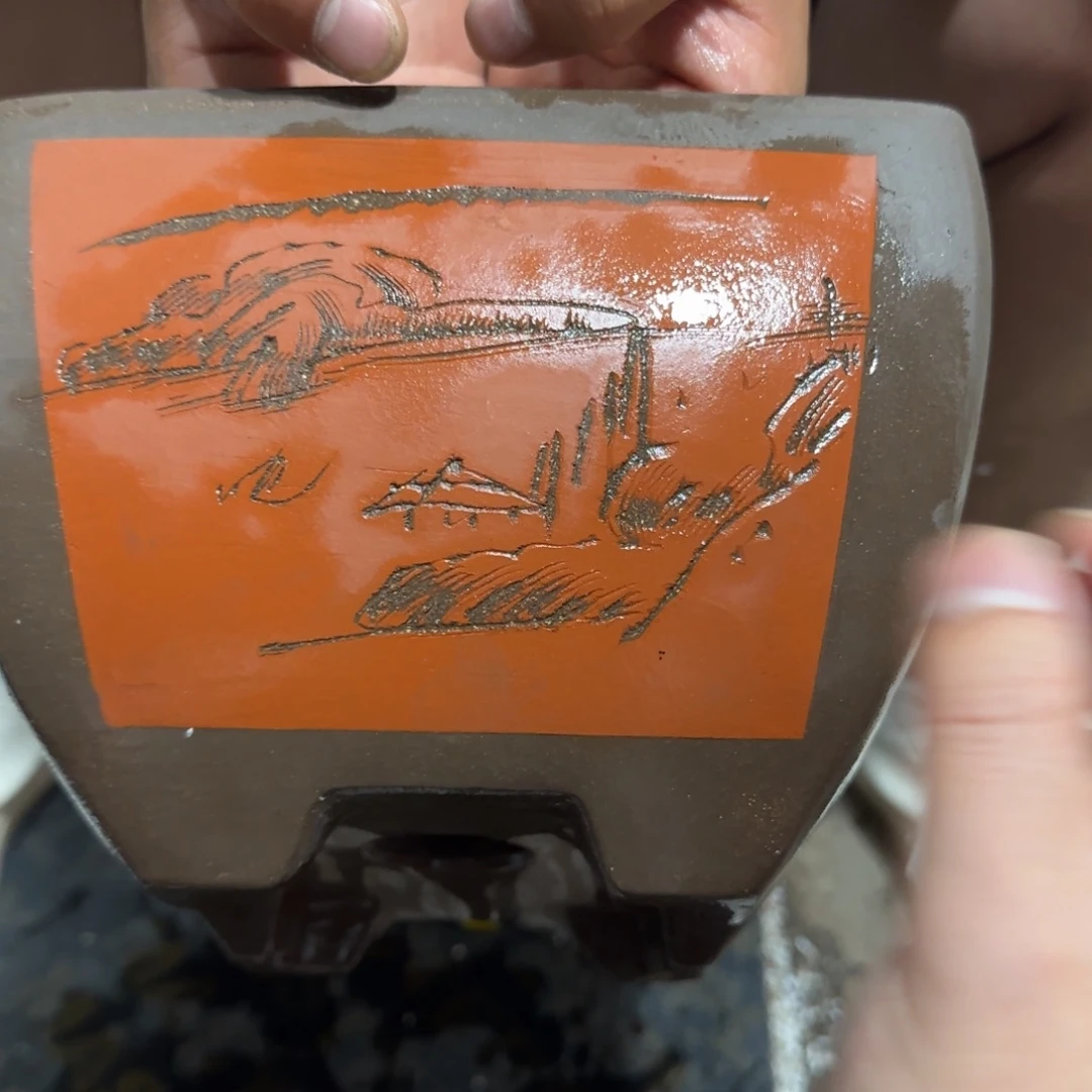 紫砂花盆口径21高度14