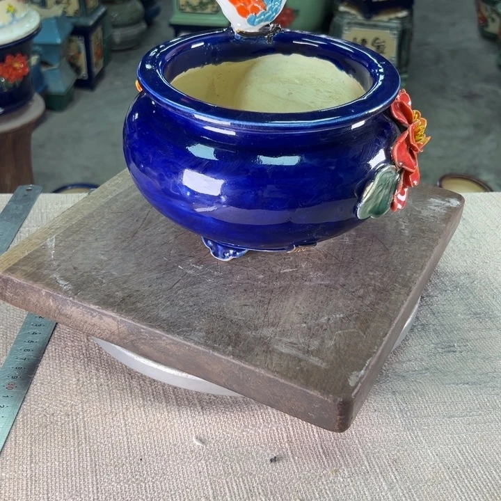 泳坤堂石湾盆微瑕