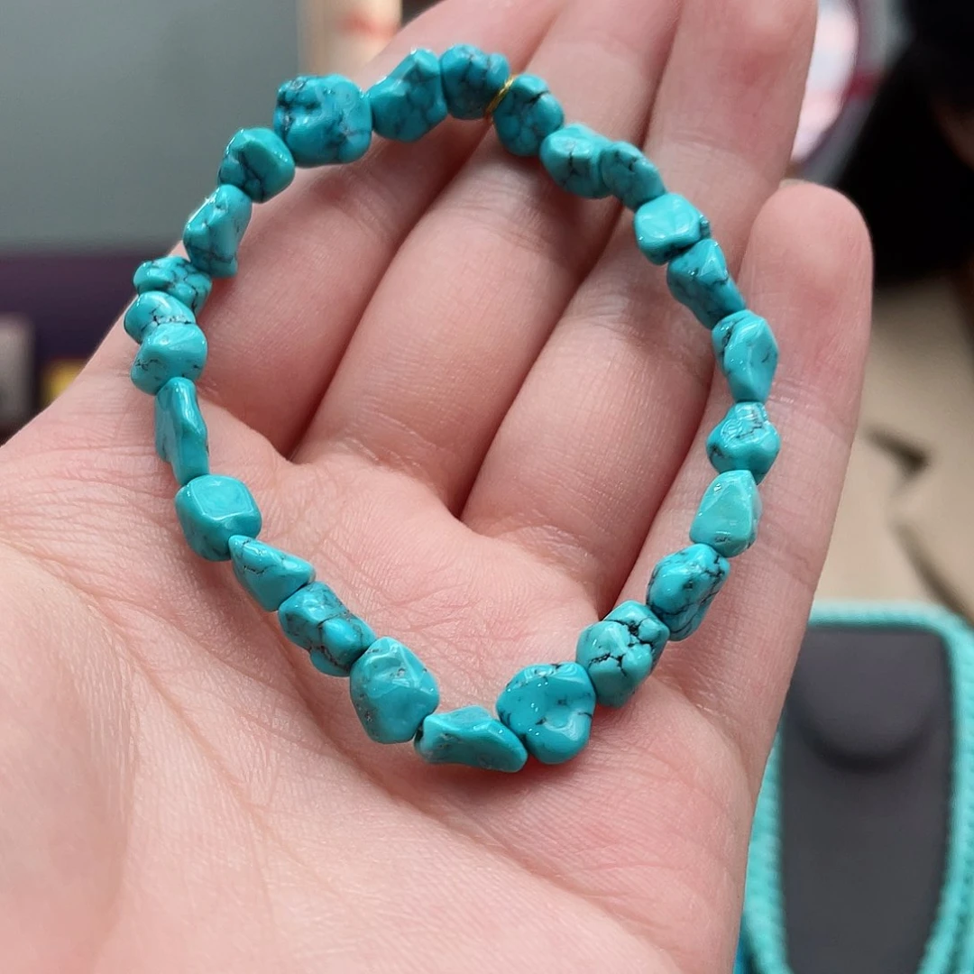 绿松石珠宝半成品未镶嵌