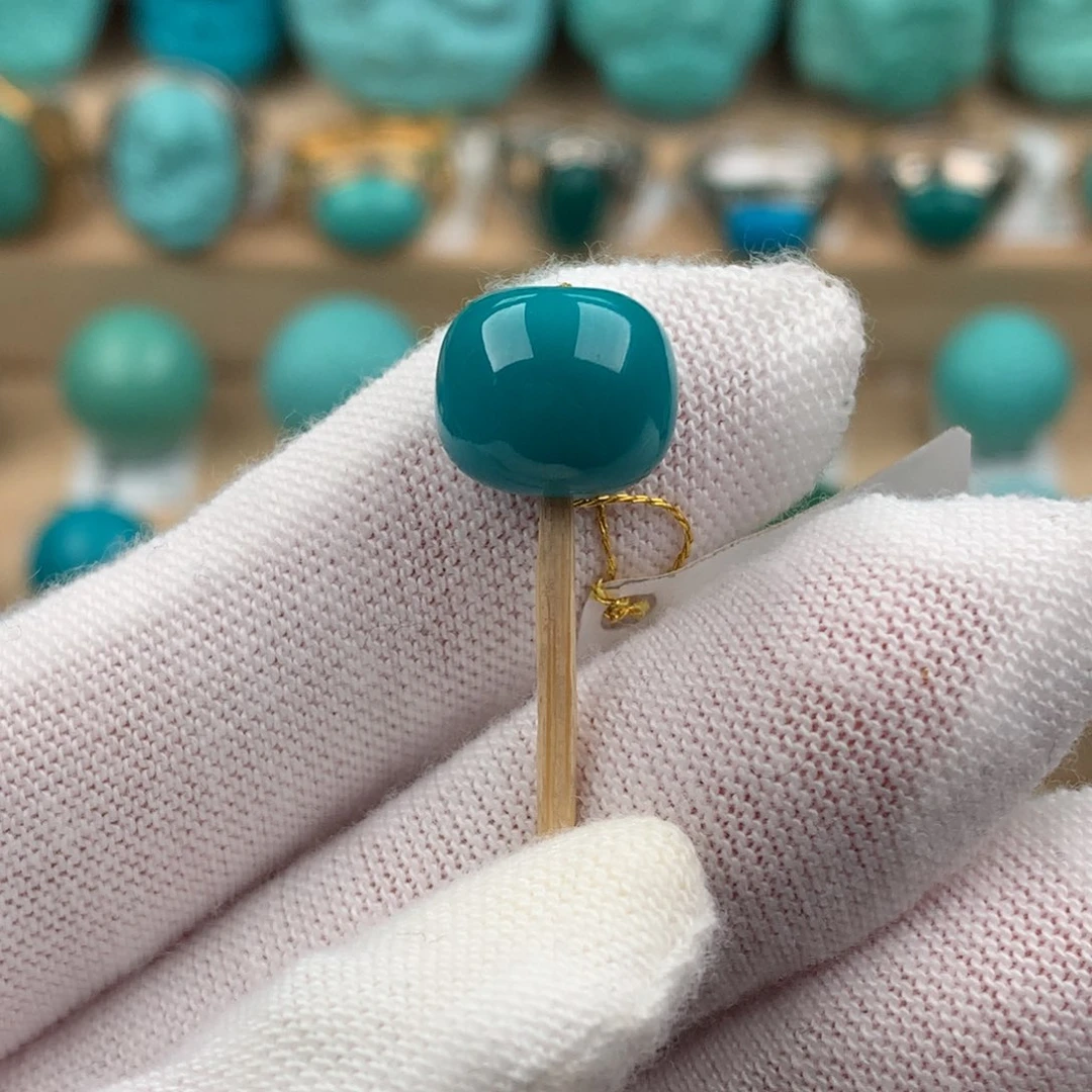 绿松石配饰未镶嵌卡11*9.6