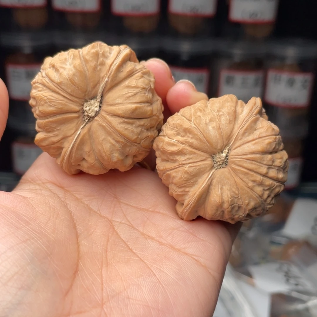 文玩核桃把件王**.全品45南瓜