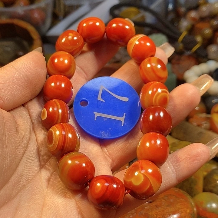 玛瑙/玉髓手链未镶嵌酒****子