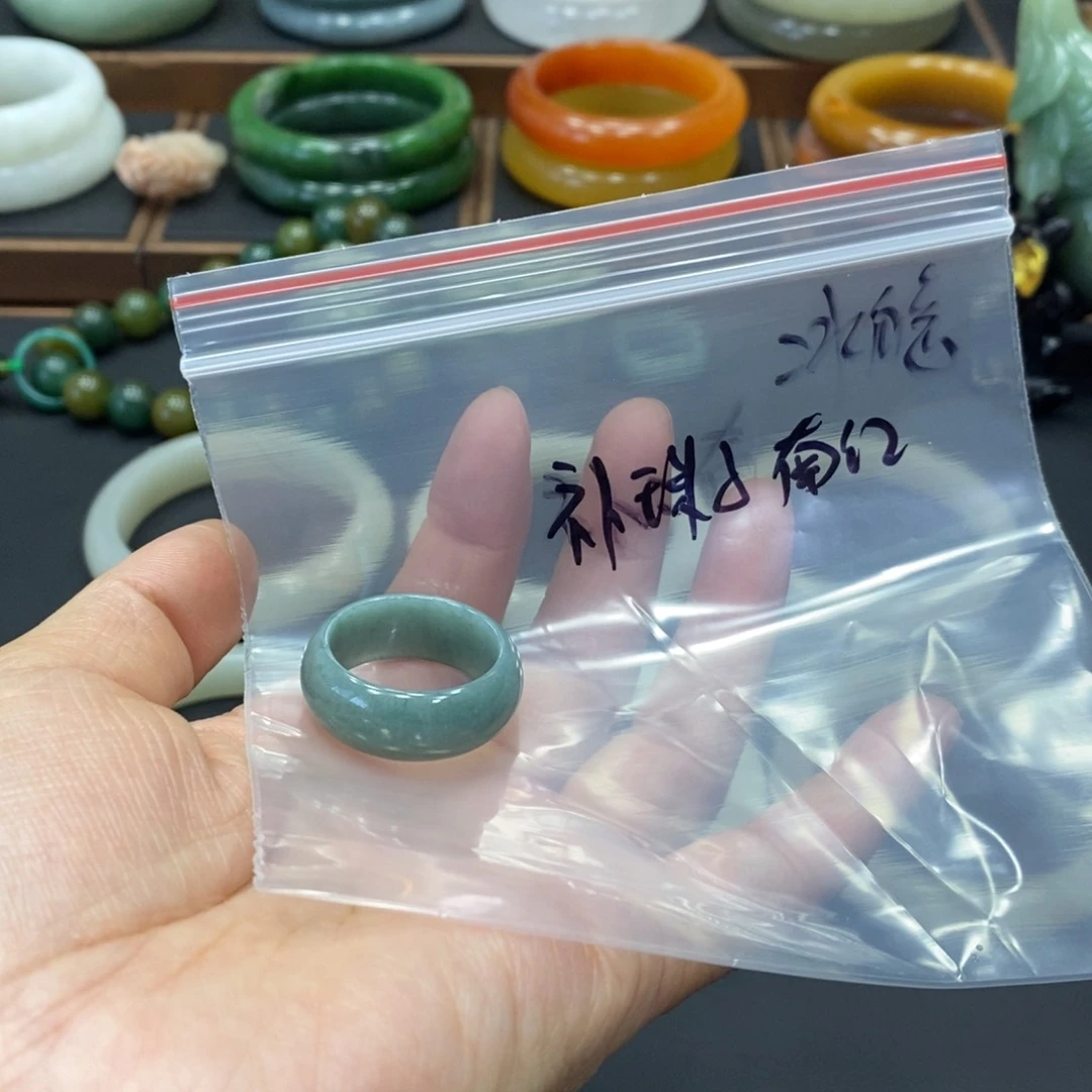 冰***魄翡翠戒指未镶嵌戒指