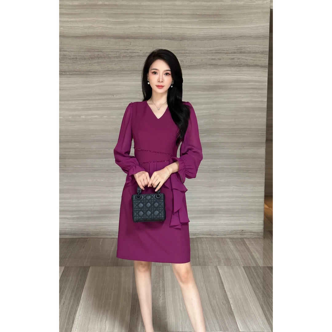 YUANBAO【诺维•Novix】时尚礼服裙轻奢优雅百搭老钱风松弛感女装