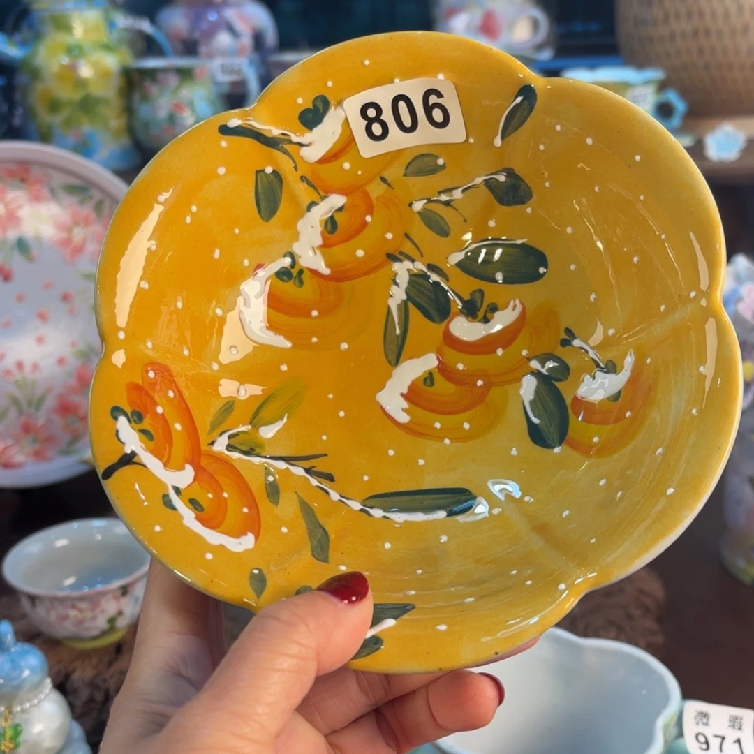 景德镇手绘高温釉下彩陶瓷茶具