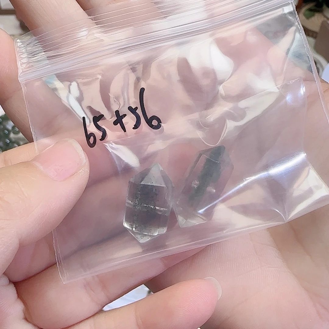 水晶手串未镶嵌T***N绿幽灵双尖