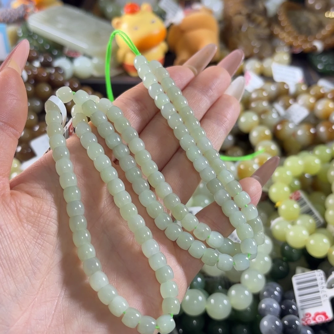 和田玉未镶嵌手链100