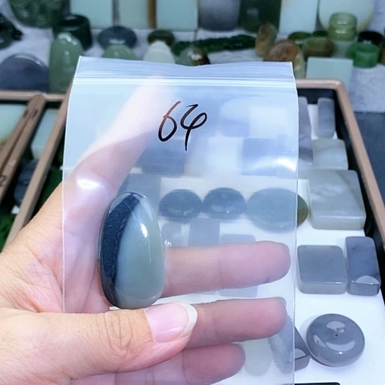 未镶嵌和田玉珠宝半成品阳*