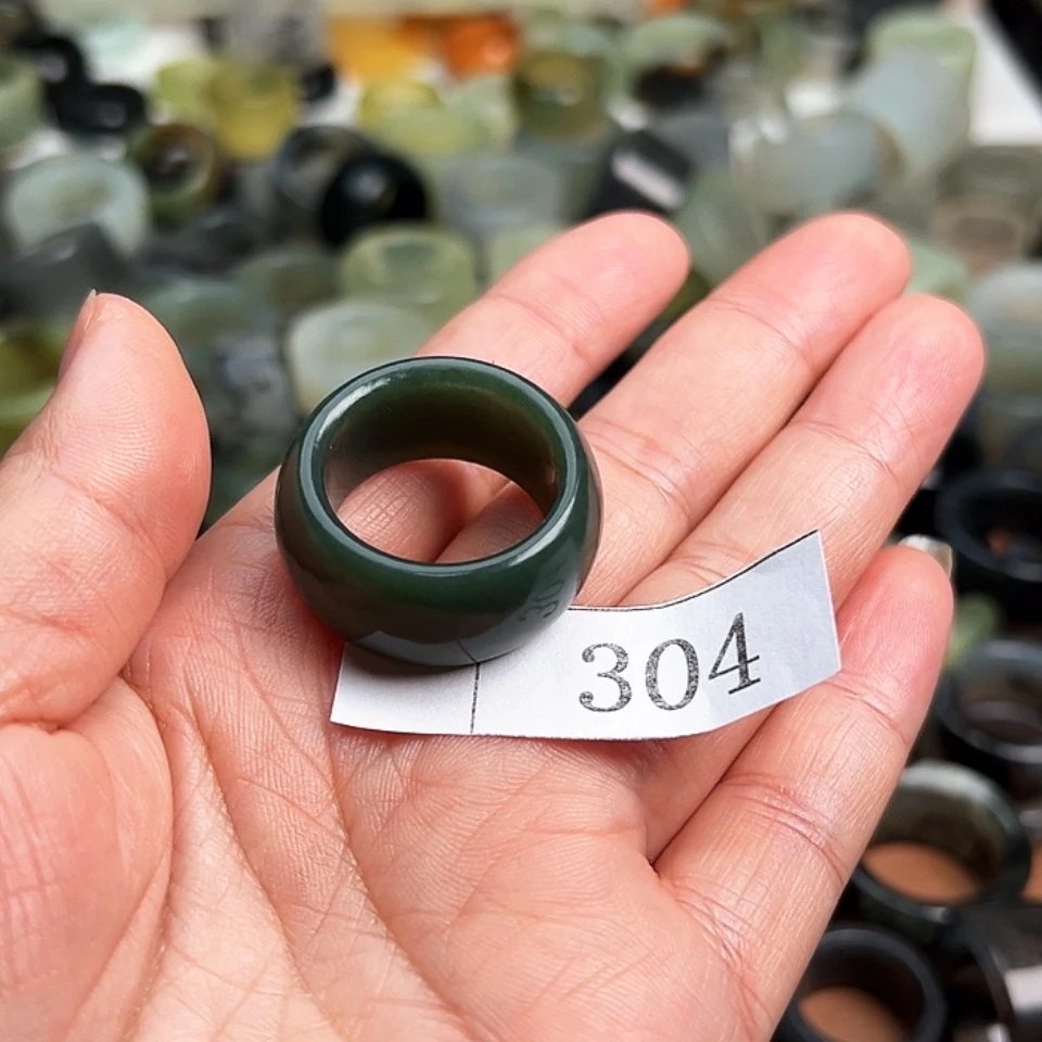 【闪购商品】未镶嵌蛇纹石玉戒指未**好