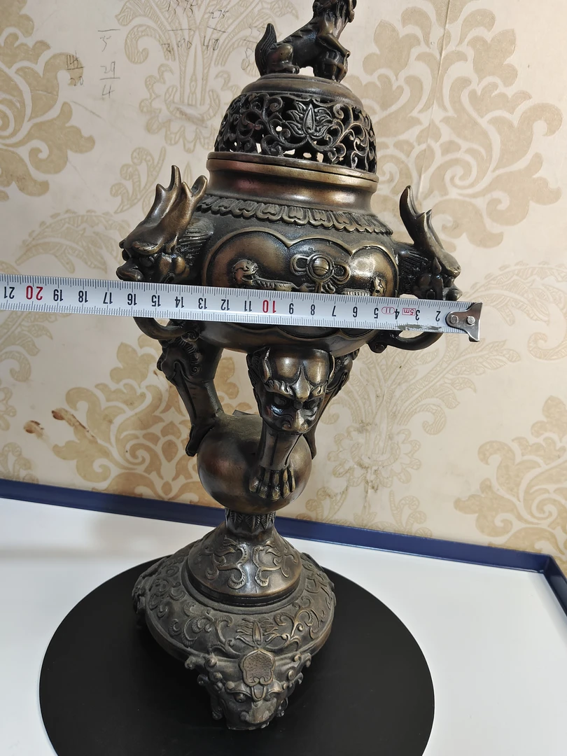 工艺品香炉一个品相精致完美