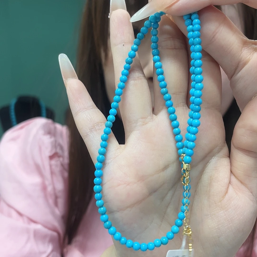 绿松石未镶嵌颈饰发货一件