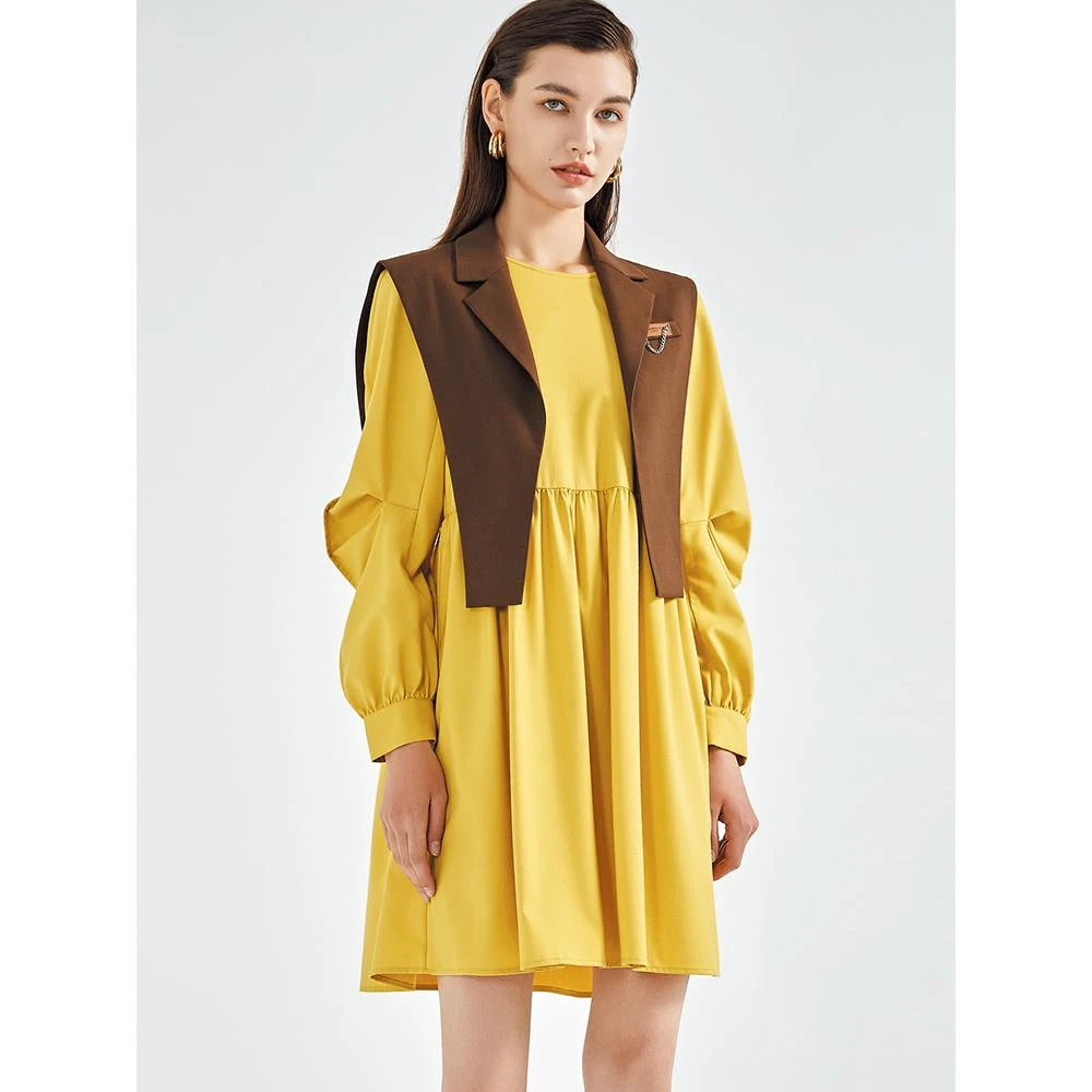 25360【麦系列】休闲两件套连衣裙223L7562