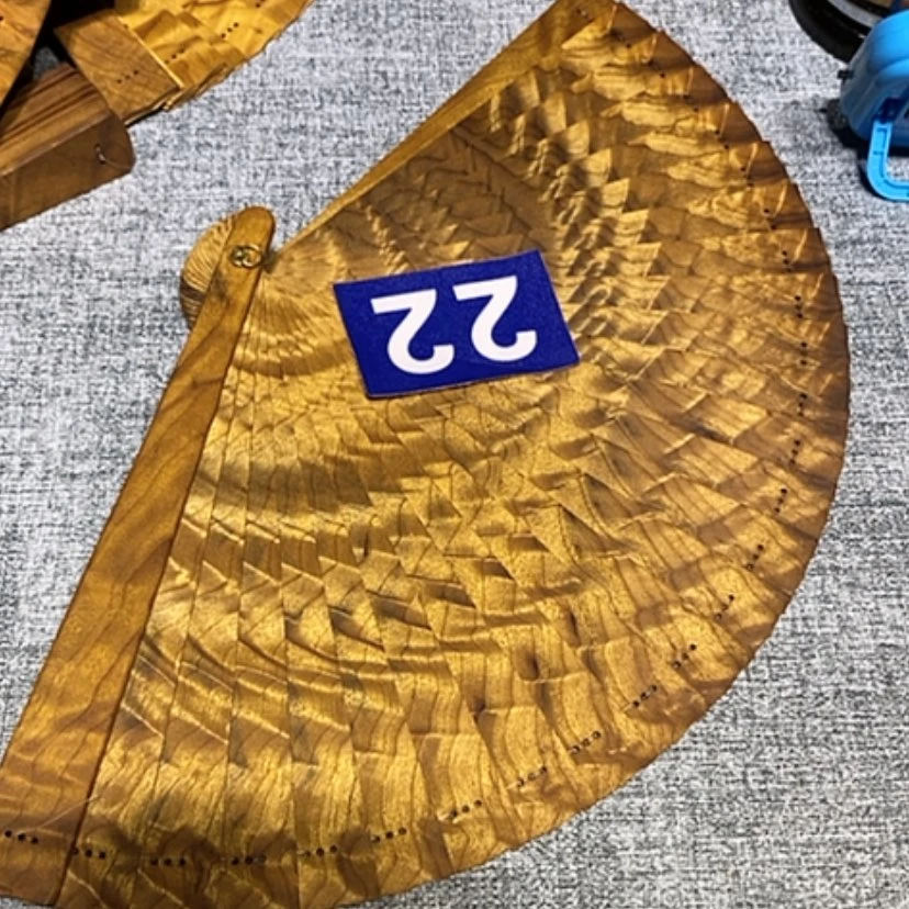 【闪购商品】金丝楠S*金丝楠木扇子