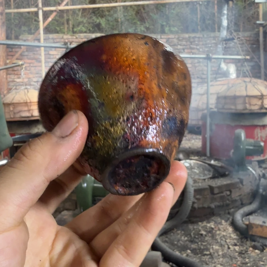 蒙***僮全手工制作精品斗笠杯28