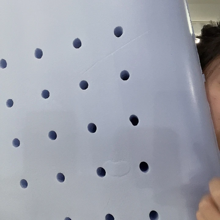 蓝双人枕头。40*90