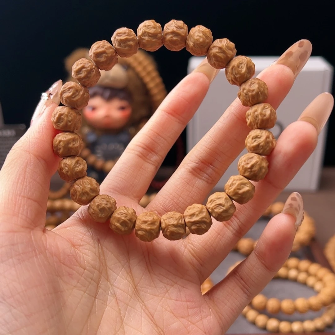 燕***～猴头核桃手串11龙蛇