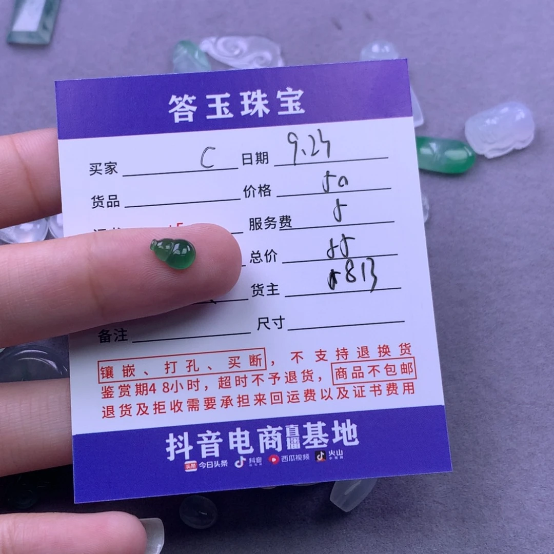 颈饰未镶嵌翡翠c****e