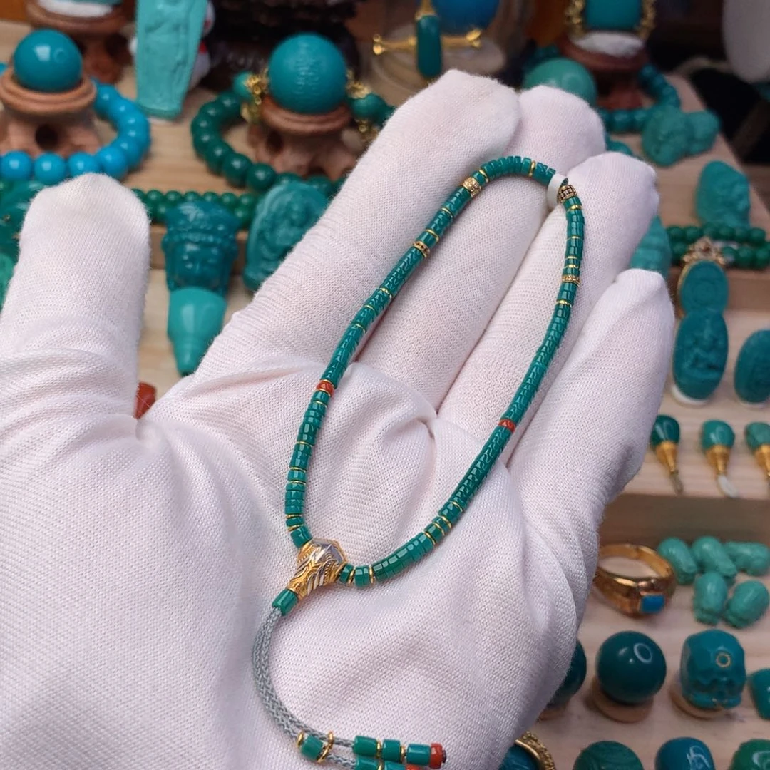 绿松石手串未镶嵌