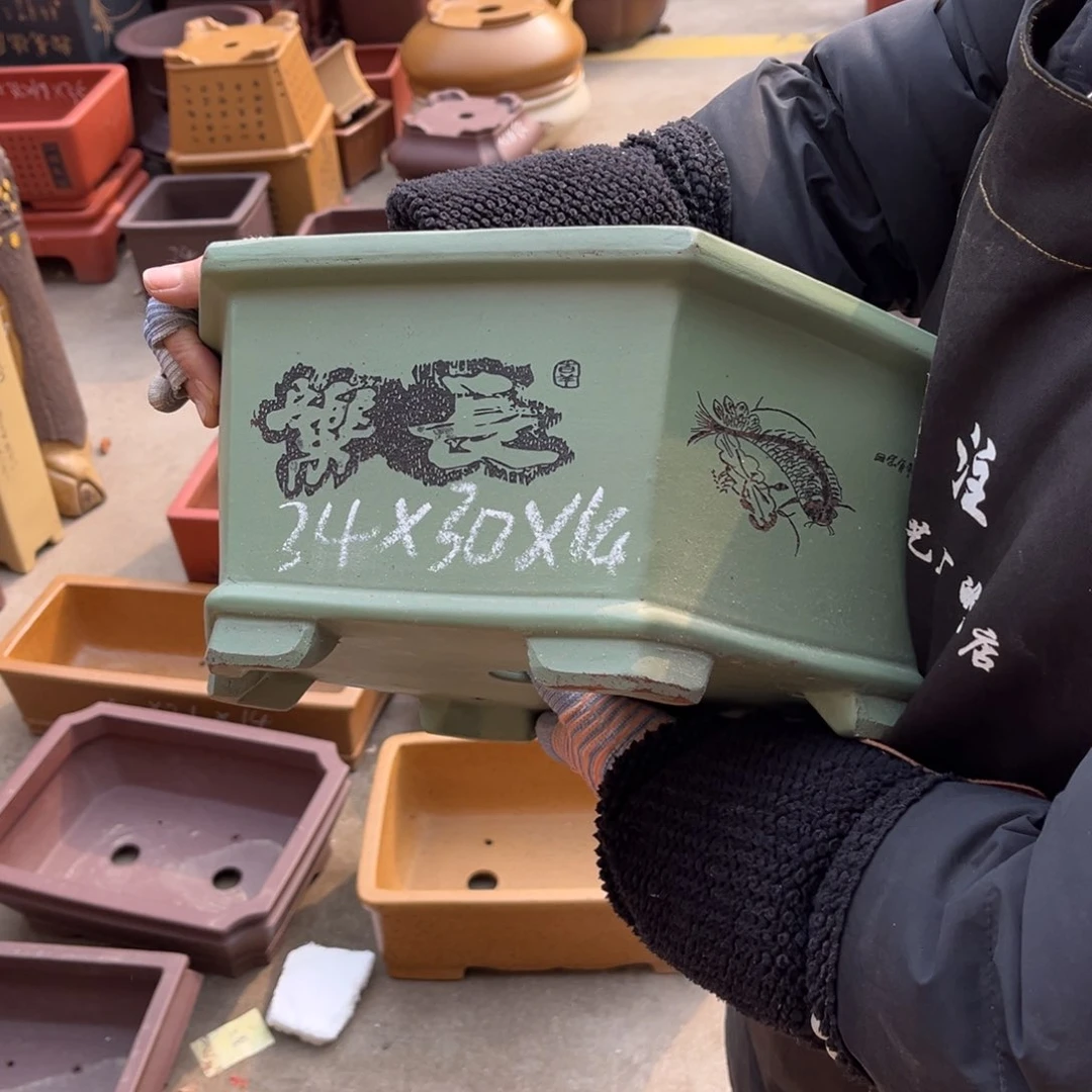 紫砂花盆盆景艺术