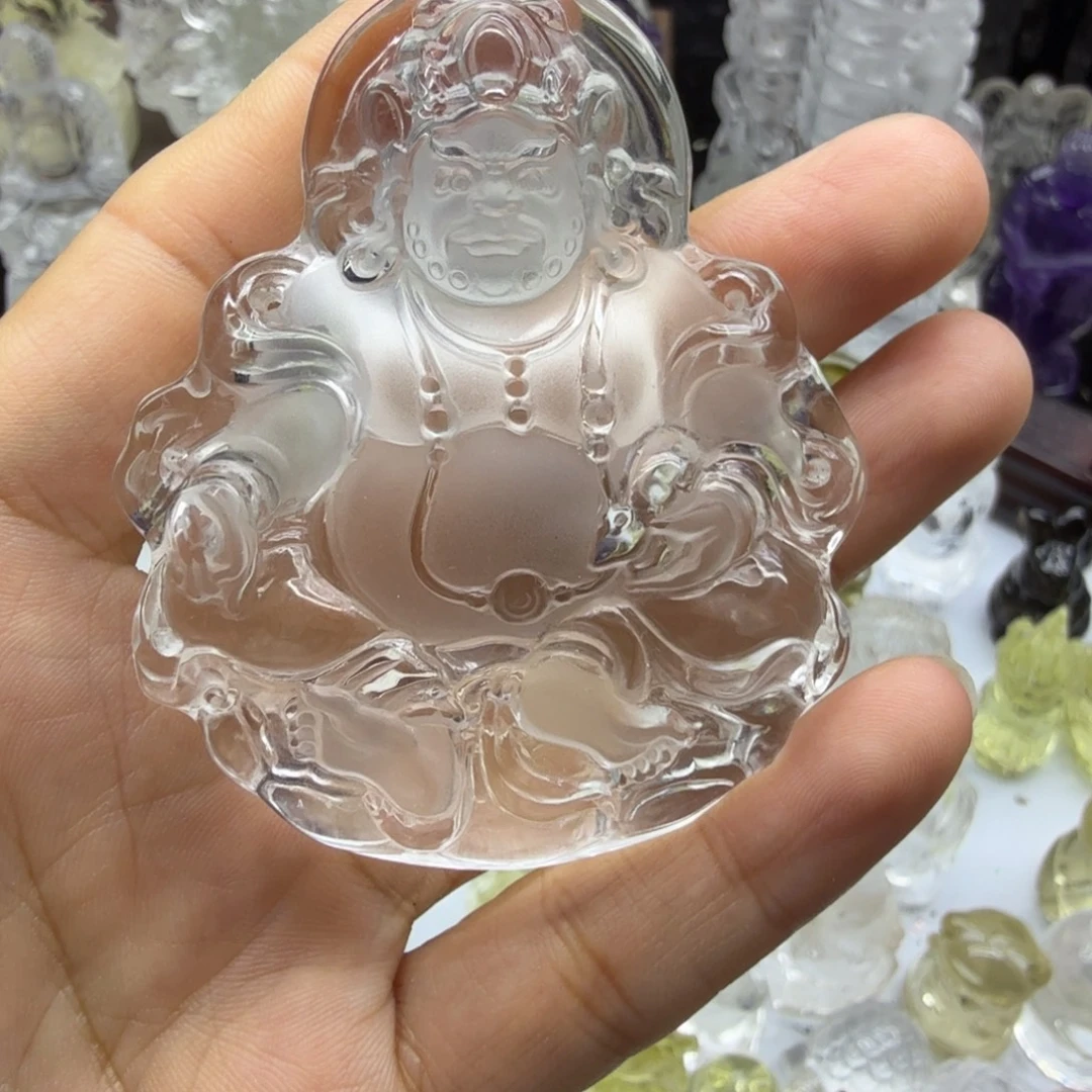 蓝***冰未镶嵌珠宝半成品水晶